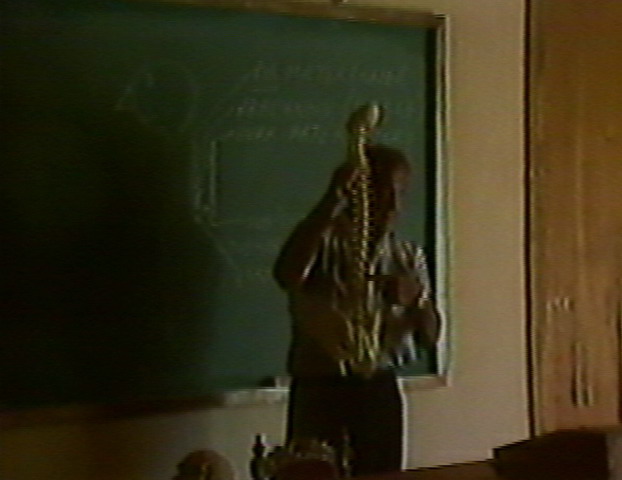 Reggie Gold in the class-room