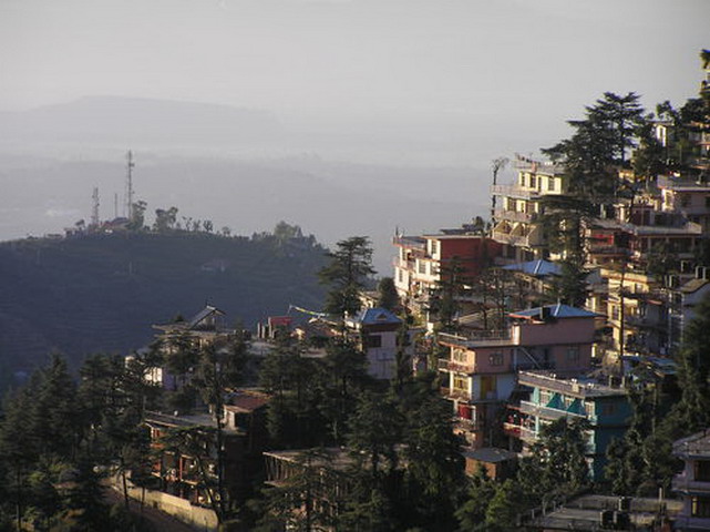 Sundown over Dharamsala
